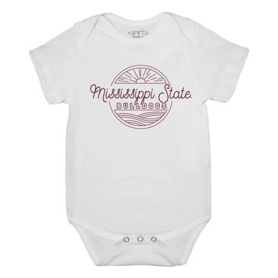 Mississippi State Garb Infant Otis Sunny Circle Onesie