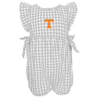 Tennessee Garb Infant Constance Gingham Bubble Onesie