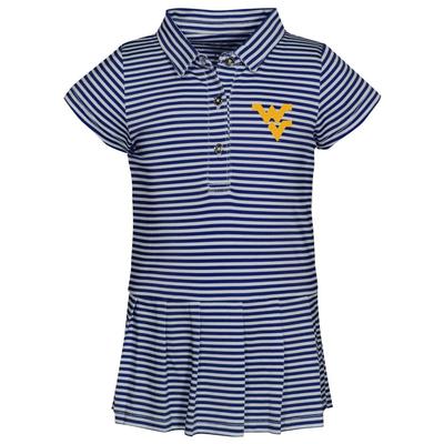 West Virginia Garb Infant Beatrice Polo Dress Onesie