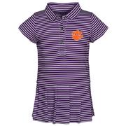  Clemson Garb Infant Beatrice Polo Dress Onesie