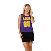  Lsu Stewart Simmons The Sequin Jersey Tank