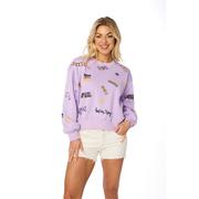  Lsu Stewart Simmons The Sequin Spirit Sweatshirt