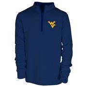  West Virginia Garb Toddler Sterling Honeycomb 1/4 Zip Pullover