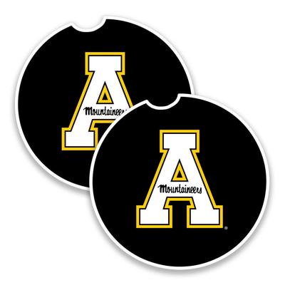 App State 2-Pack Car Coasters