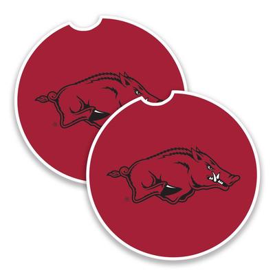 Arkansas 2-Pack Car Coasters