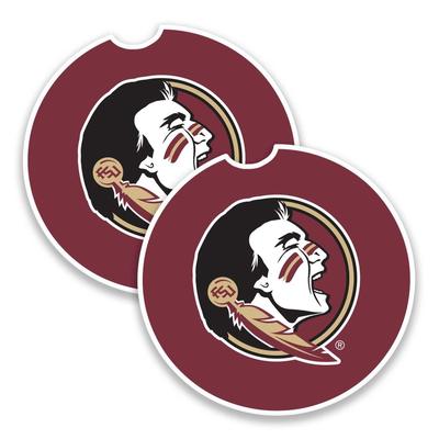 Florida State 2-Pack Car Coasters