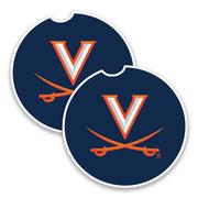  Virginia 2- Pack Car Coasters