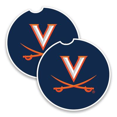 Virginia 2-Pack Car Coasters