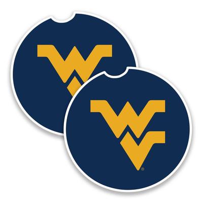 West Virginia 2-Pack Car Coasters