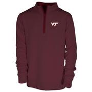  Virginia Tech Garb Youth Sterling Honeycomb 1/4 Zip Pullover