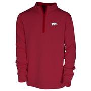  Arkansas Garb Youth Sterling Honeycomb 1/4 Zip Pullover