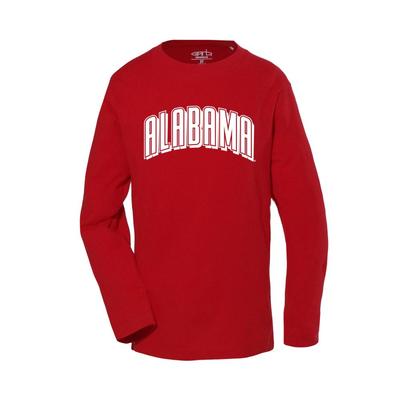 Alabama Garb YOUTH Arch Lane Tee CRIMSON