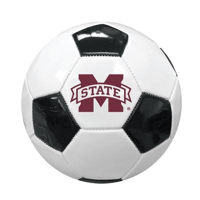 Mississippi State Full Size Synthetic Leather Soccer Ball