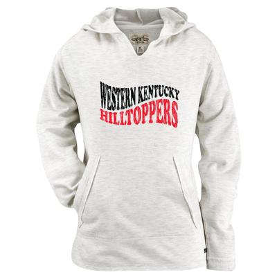 Western Kentucky Garb YOUTH Hadley Raw Edge Fleece Hoodie