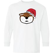  Lsu Bayou Apparel Youth Santa Mike Long Sleeve Tee