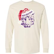  Lsu Bayou Apparel Santa Mike Long Sleeve Tee