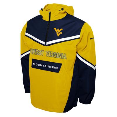 West Virginia Action Anorak Windshell Jacket