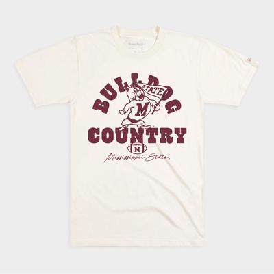 Mississippi State Homefield Vintage Bulldog Country Tee