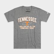  Tennessee Homefield I Will Give My All Tee