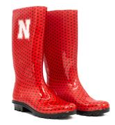  Nebraska Gameday Women's Rain Boots