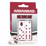  Arkansas 6 Dice Set