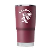  Mississippi State Gametime Sidekick 20 Oz Vault Bulldog Pennant Tumbler