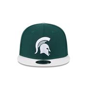  Michigan State New Era 9fifty Snapback Two Tone Flat Brim Hat