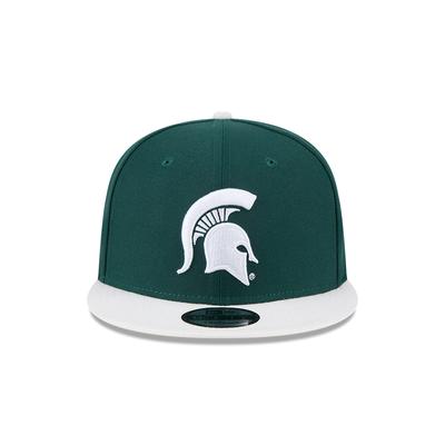 Michigan State New Era 9Fifty Snapback Two Tone Flat Brim Hat 