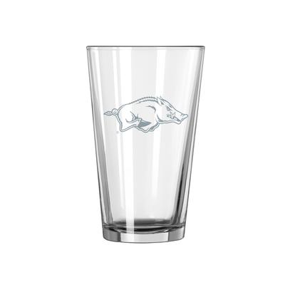 Arkansas Logo Brands 16 Oz Frost Pint Glass