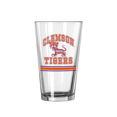 Clemson Logo Brands 16 Oz Vault Pint Glass