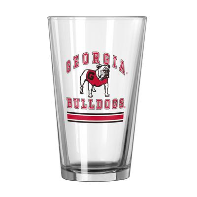 Georgia Logo Brands 16 Oz Vintage Pint Glass