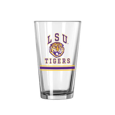 LSU Logo Brands 16 Oz Vault Pint Glass