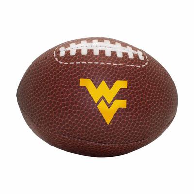 West Virginia Logo Brands Composite Plush Football