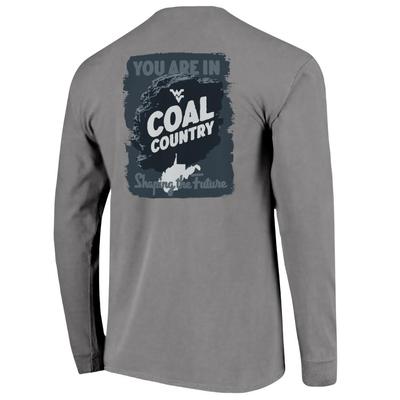 West Virginia You Are in Coal Country Comfort Colors Long Sleeve Tee