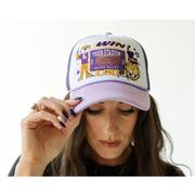  Lsu Gameday Social Layer Patch Foam Trucker Hat