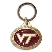  Virginia Tech Heritage Pewter Keychain