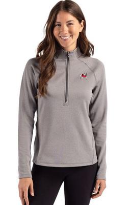 Georgia Cutter & Buck Peshastin Fleece Half Zip Pullover