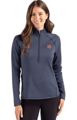 Auburn Cutter & Buck Peshastin Fleece Half Zip Pullover