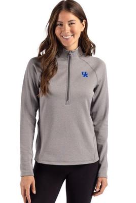 Kentucky Cutter & Buck Peshastin Fleece Half Zip Pullover