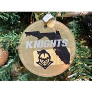  Ucf My State Round Ornament