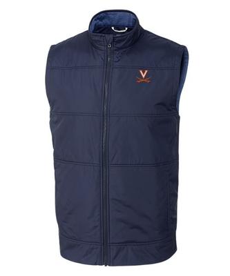 Virginia Cutter & Buck Men's Stealth Quilted Vest