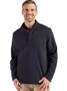  Alabama Cutter & Buck Hunts Point Textured Fleece Snap Pullover