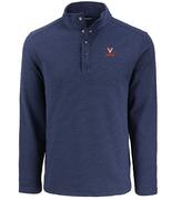  Virginia Cutter & Buck Hunts Point Textured Fleece Snap Pullover