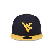  West Virginia New Era 9fifty Snapback Two Tone Flat Brim Hat