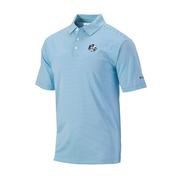  Unc Columbia Golf Vault Omni- Wick Club Invite Polo