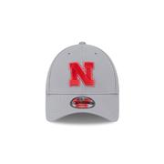  Nebraska New Era 9forty Grey Snapback Hat