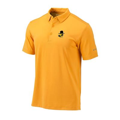 App State Columbia Golf Vault Omni-Wick Drive Polo AZTEC_GOLD