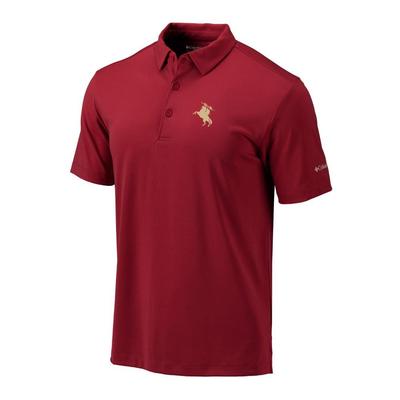 Florida State Columbia Golf Unconquered Omni-Wick Drive Polo GARNET