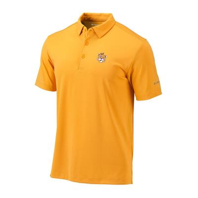 LSU Columbia Golf Vault Omni-Wick Drive Polo AZTEC_GOLD