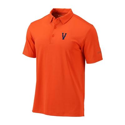 Virginia Columbia Golf Vault Omni-Wick Drive Polo STATE_ORANGE